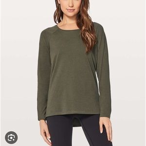 Army Green Lululemon long sleeve